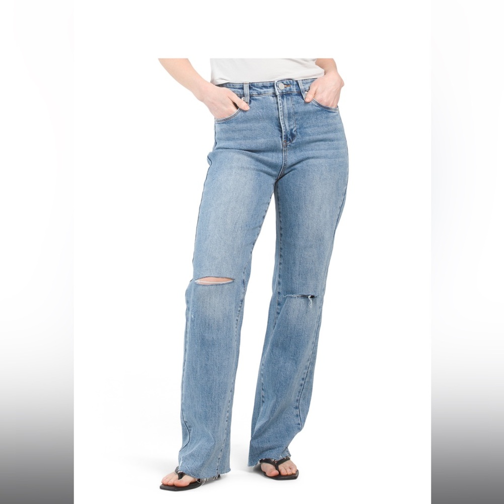 Blank NYC Women's Blue Distressed Jeans